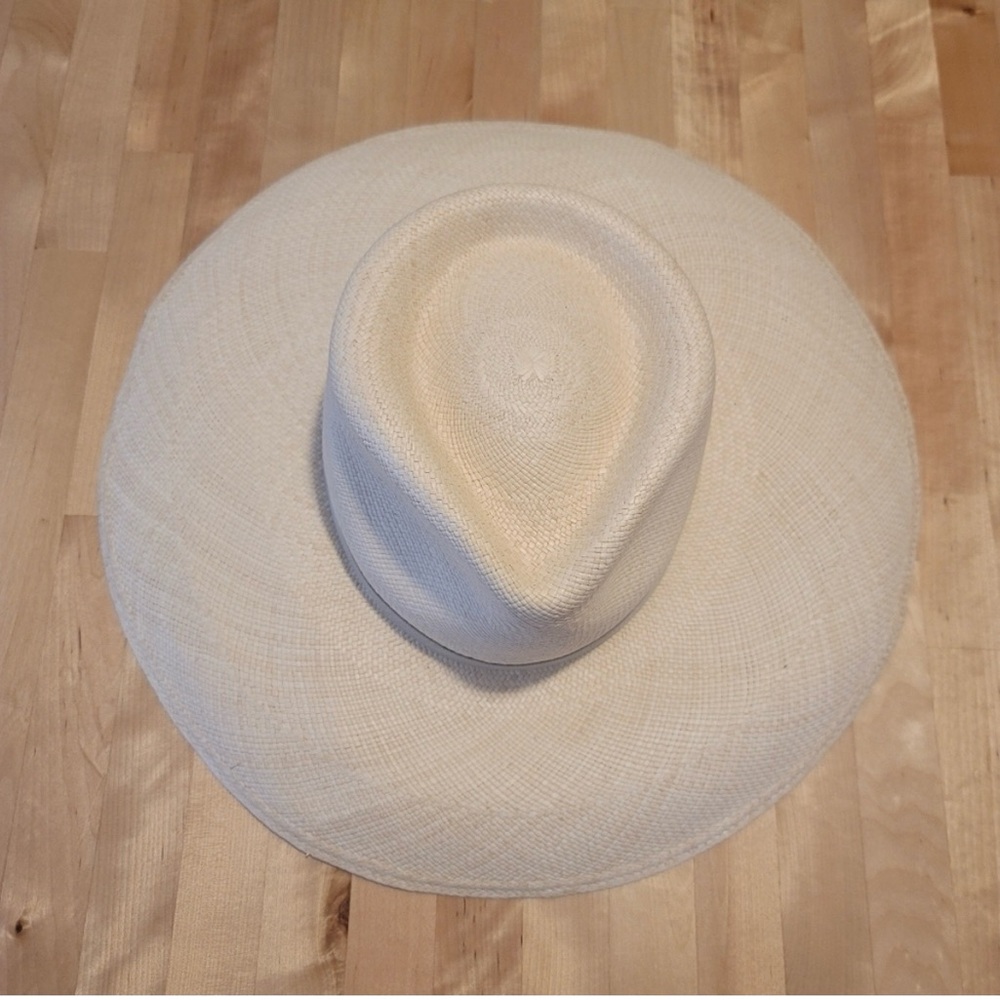 Cuyana Wide Brim Summer Hat Natural 56 cm NWT